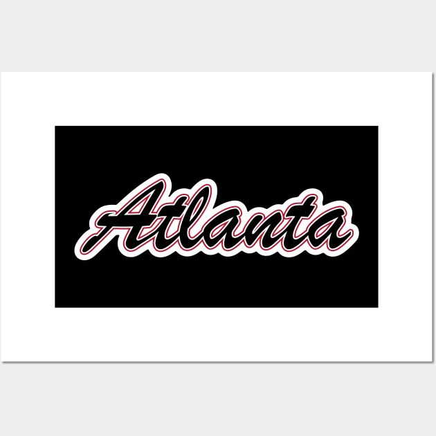 Football Fan of Atlanta Wall Art by gkillerb